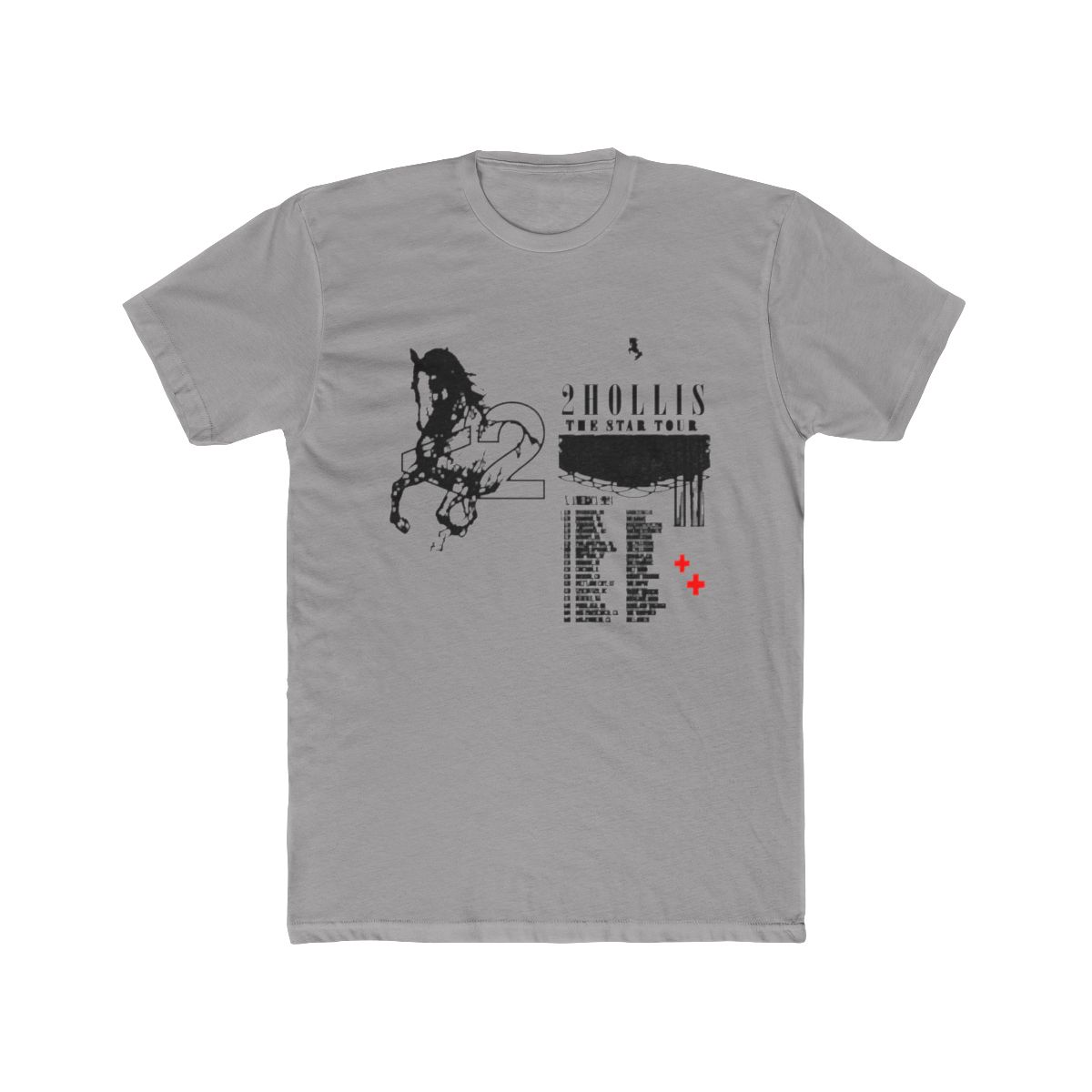 2hollis Merch T Shirt Classic Retro Printed Trendy Neutral Casual Four Seasons Versatile Short Sleeve Top - Walmart.com - Official t-shirts merchandise