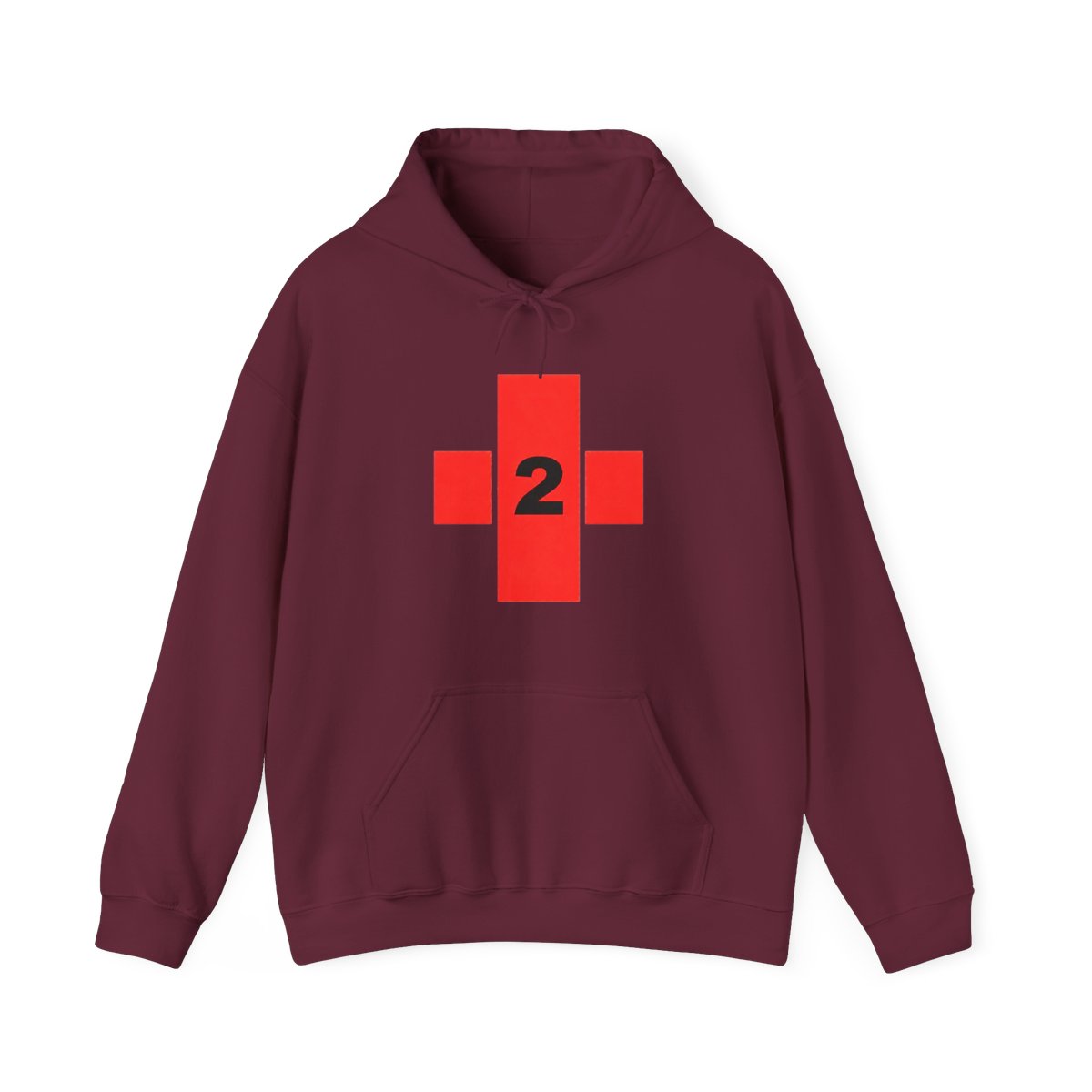 Self Desgined 2Hollis Merch. Red Plus Hoodie on... - alternate angle 3, merchandise