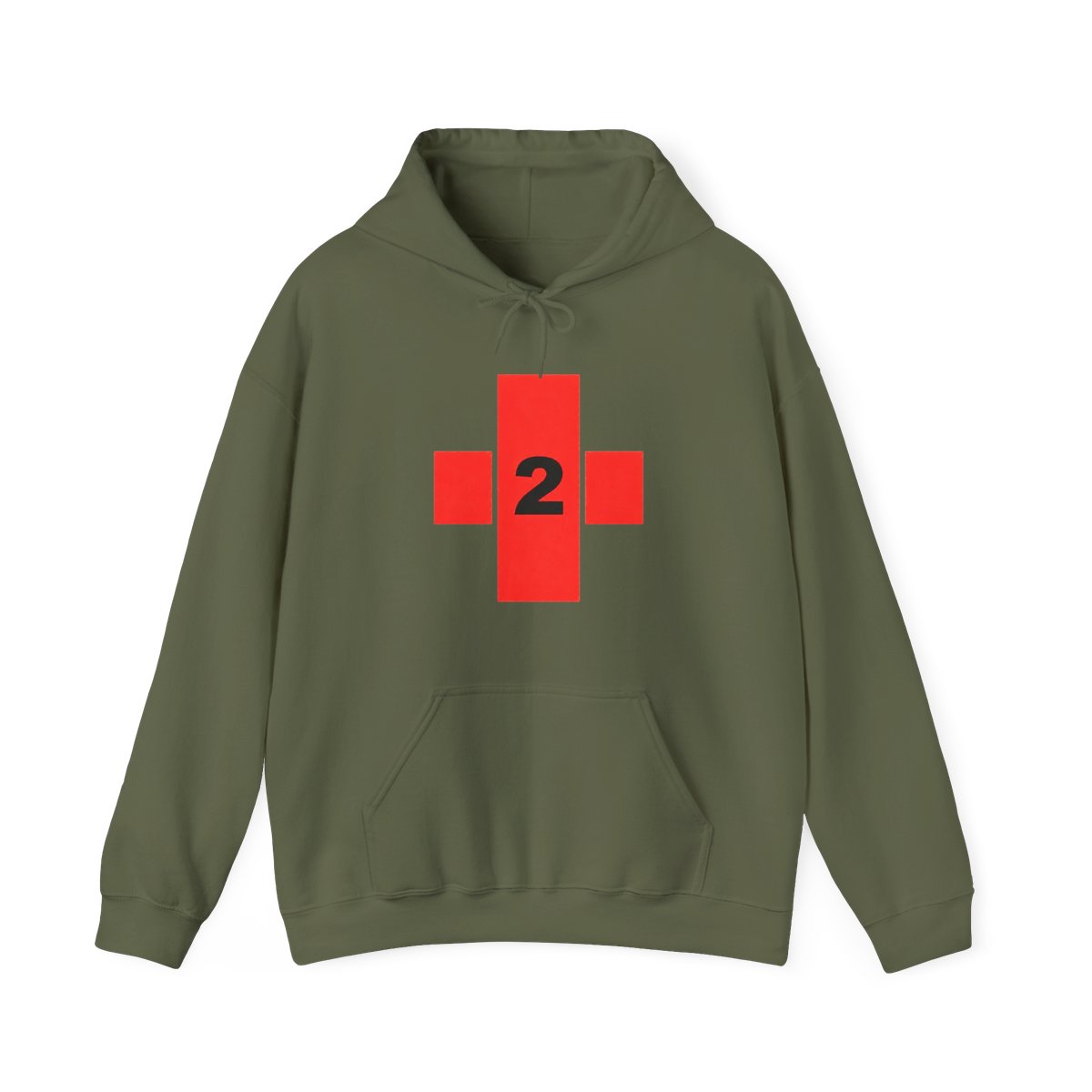 Self Desgined 2Hollis Merch. Red Plus Hoodie on... - alternate angle 4, merchandise