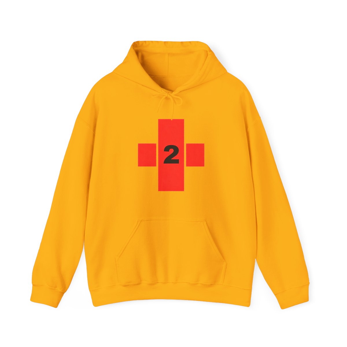 Self Desgined 2Hollis Merch. Red Plus Hoodie on... - alternate angle 2, merchandise