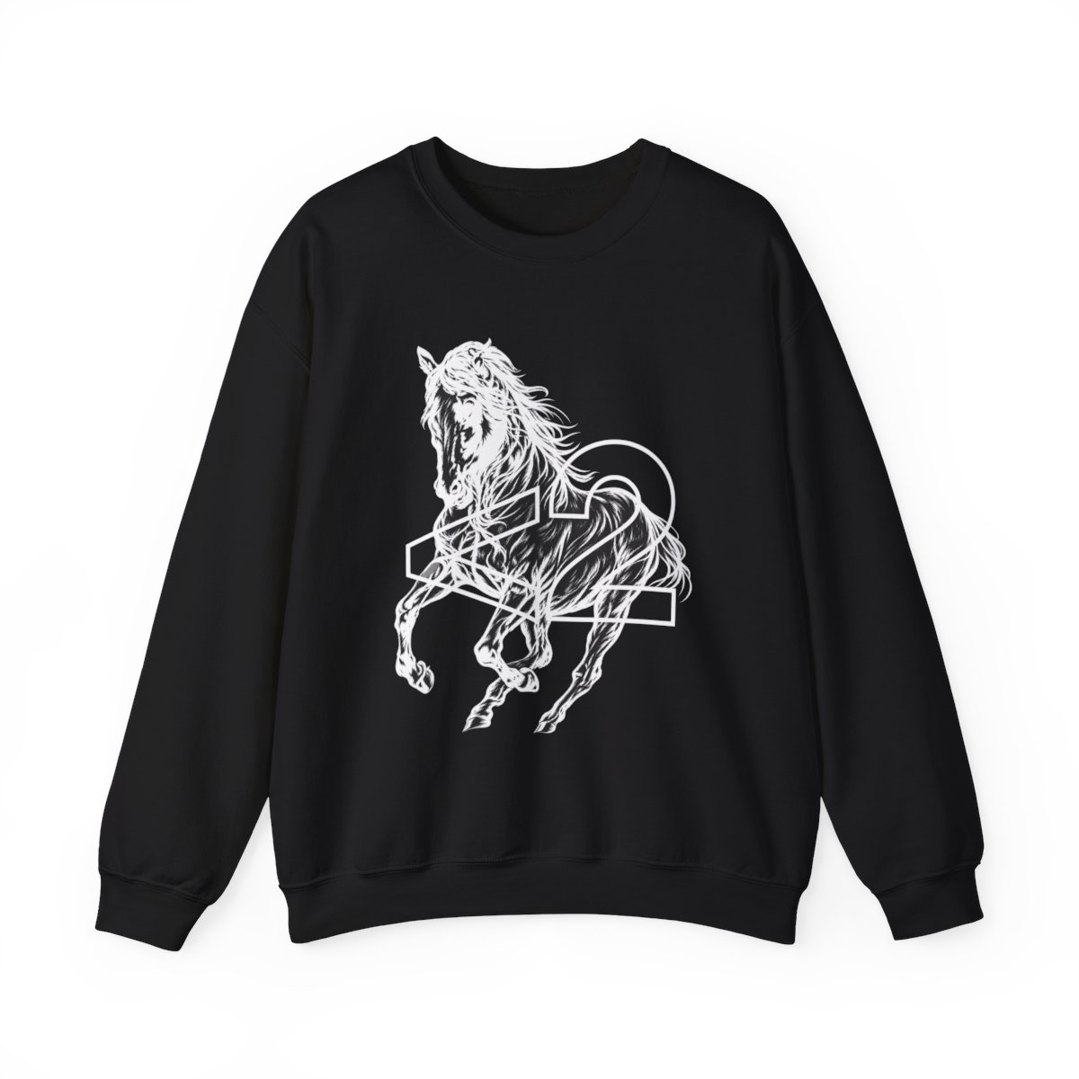Geometric Galloping Horse Sweatshirt | 2Hollis Merch - Official Sweatshirts merchandise