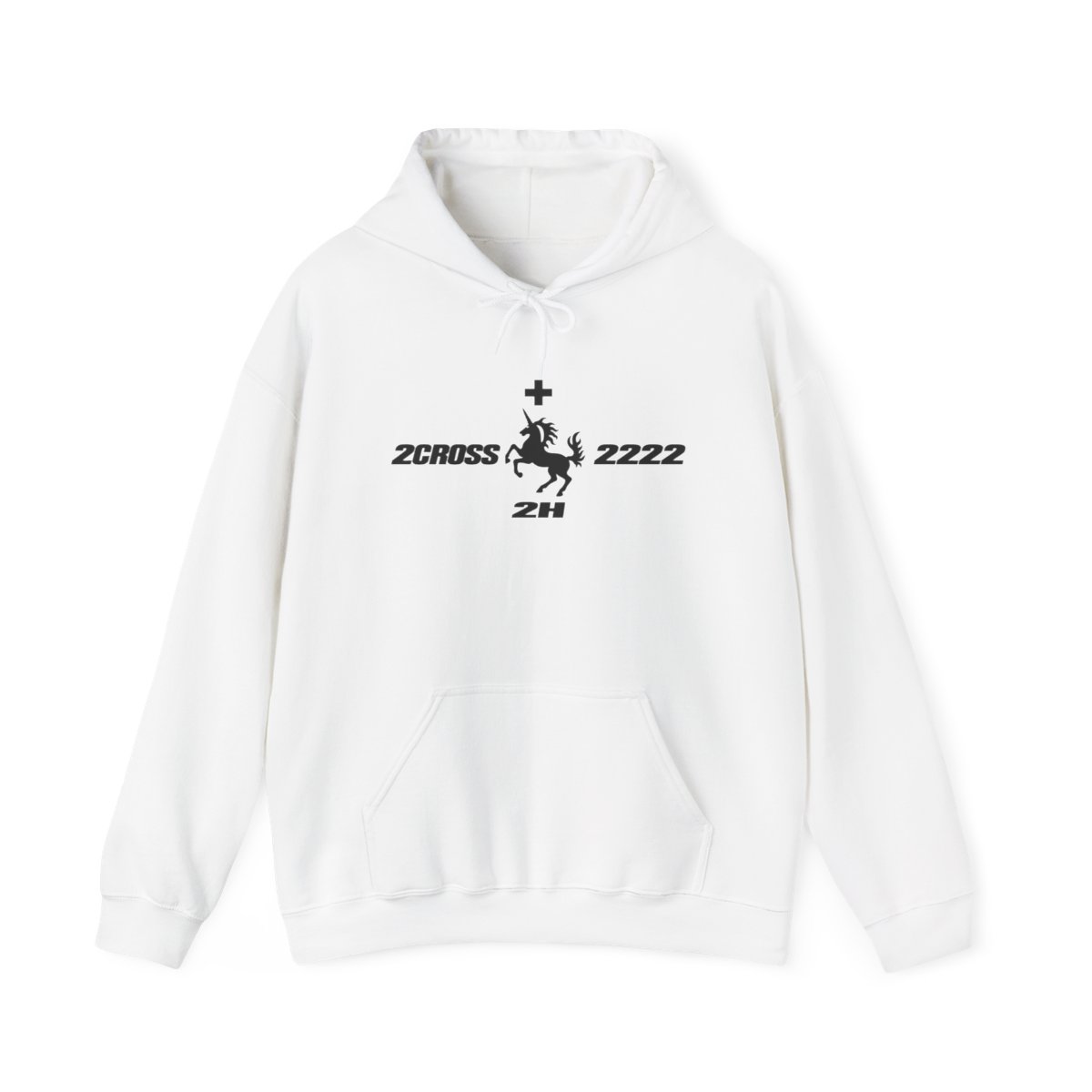 Z Cross 2222 Horse Emblem Hoodie | 2Hollis Merch - alternate angle 2, merchandise