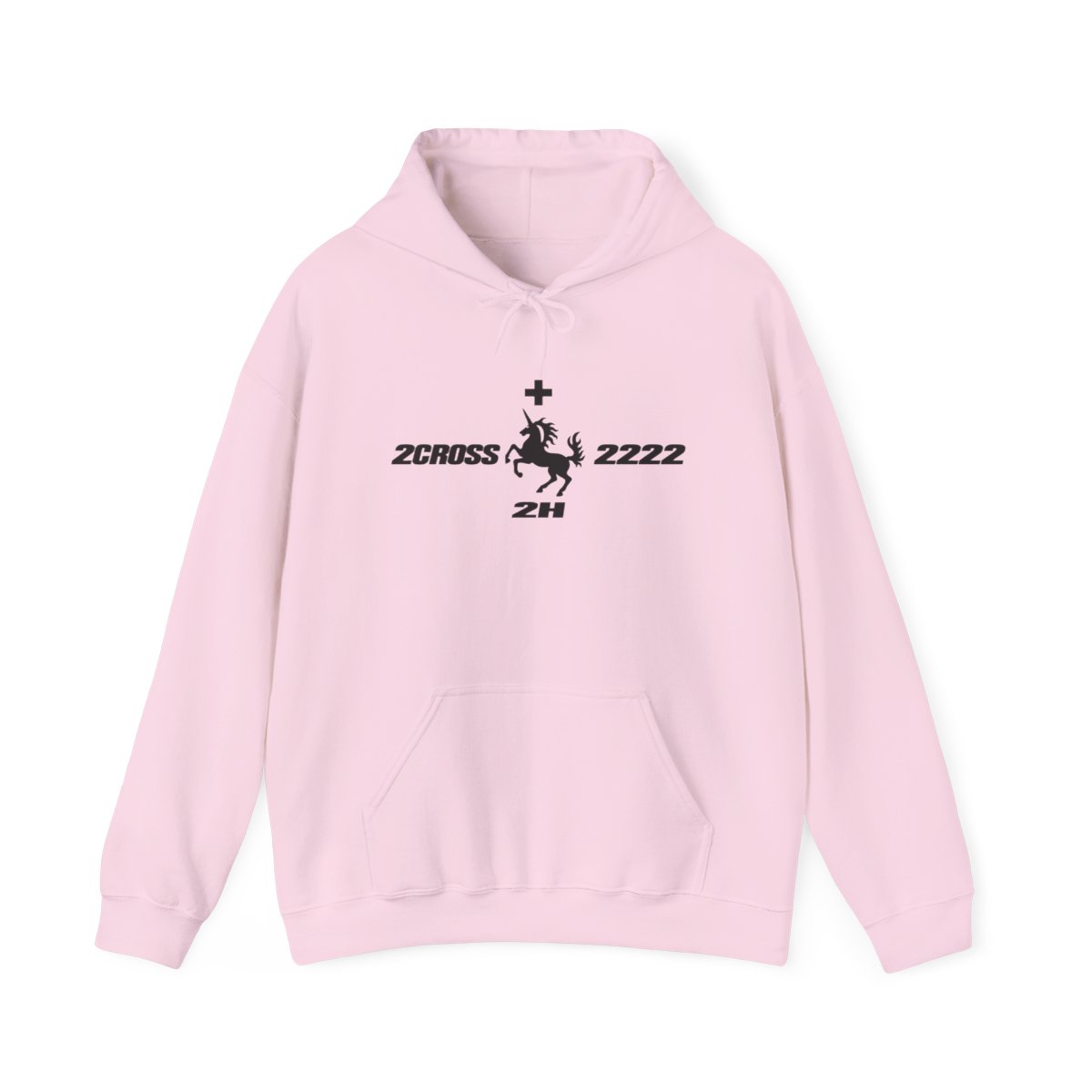 Z Cross 2222 Horse Emblem Hoodie | 2Hollis Merch - alternate angle 3, merchandise
