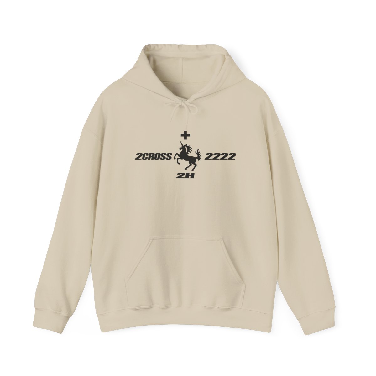 Z Cross 2222 Horse Emblem Hoodie | 2Hollis Merch - alternate angle 4, merchandise